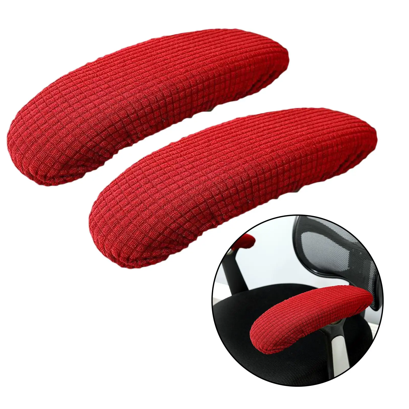 1 пара эластичные чехлы на подлокотники стула длина 25-33 см