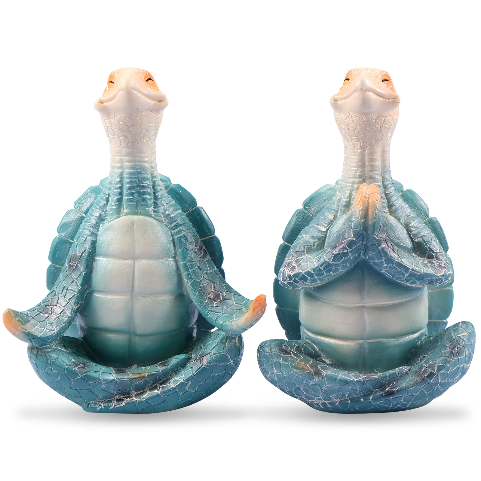 

2 шт., декоративная статуя черепахи из смолы, 2 шт.