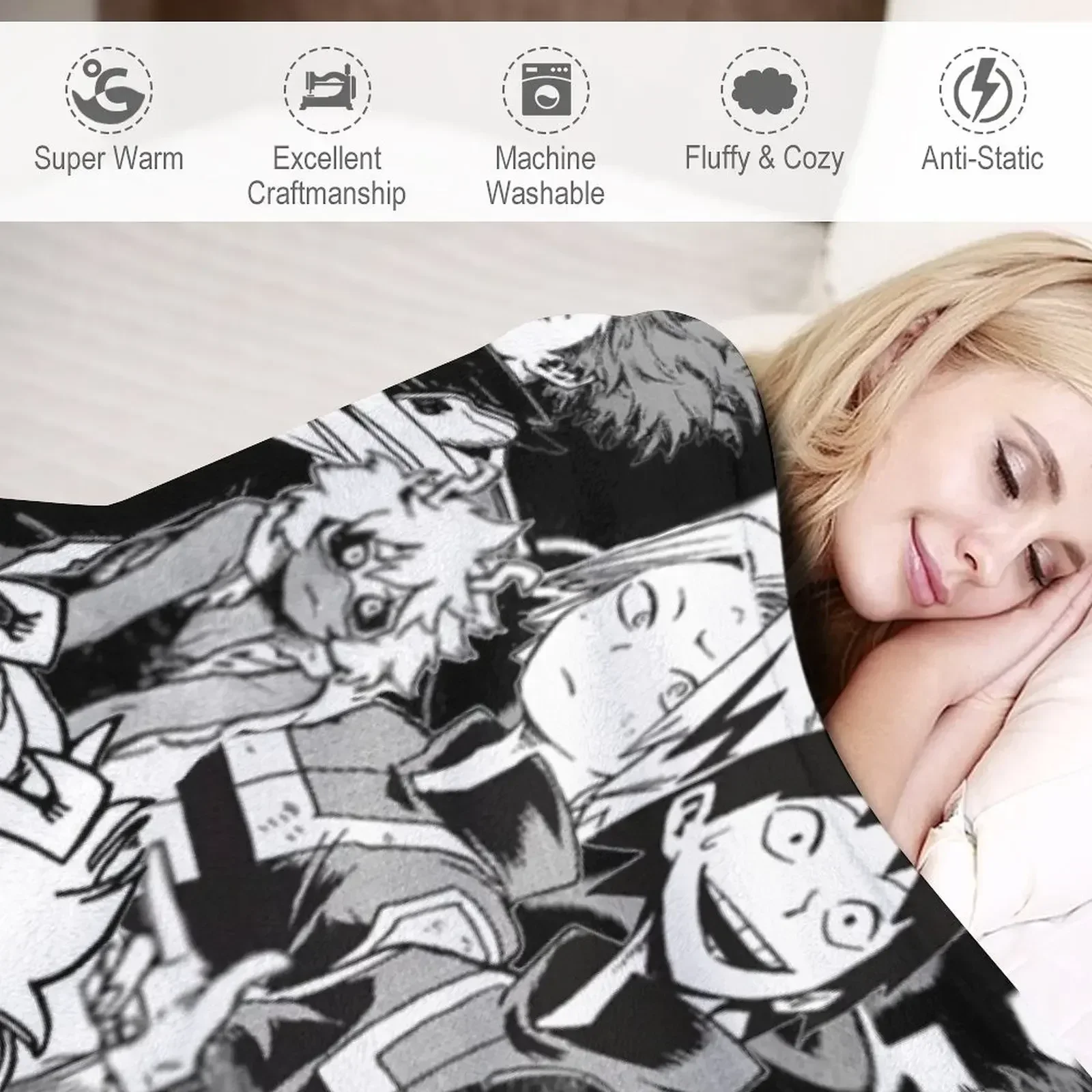 Bakusquad плед одеяло персонализированный подарок одеяла