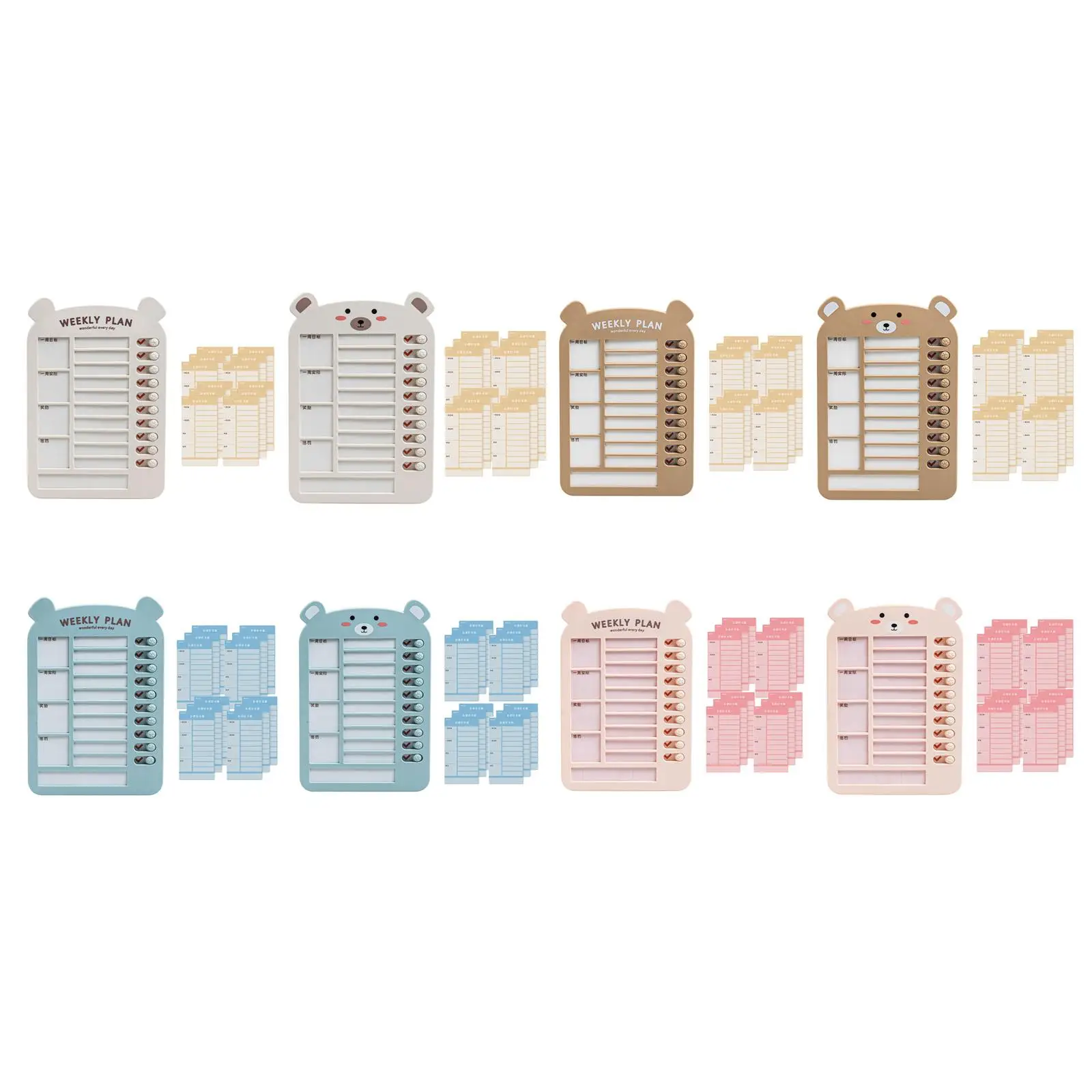 

Detachable List Board Daily Schedule Board Chart Memo Daily Task Planning Board Planner Board for RV Home Office