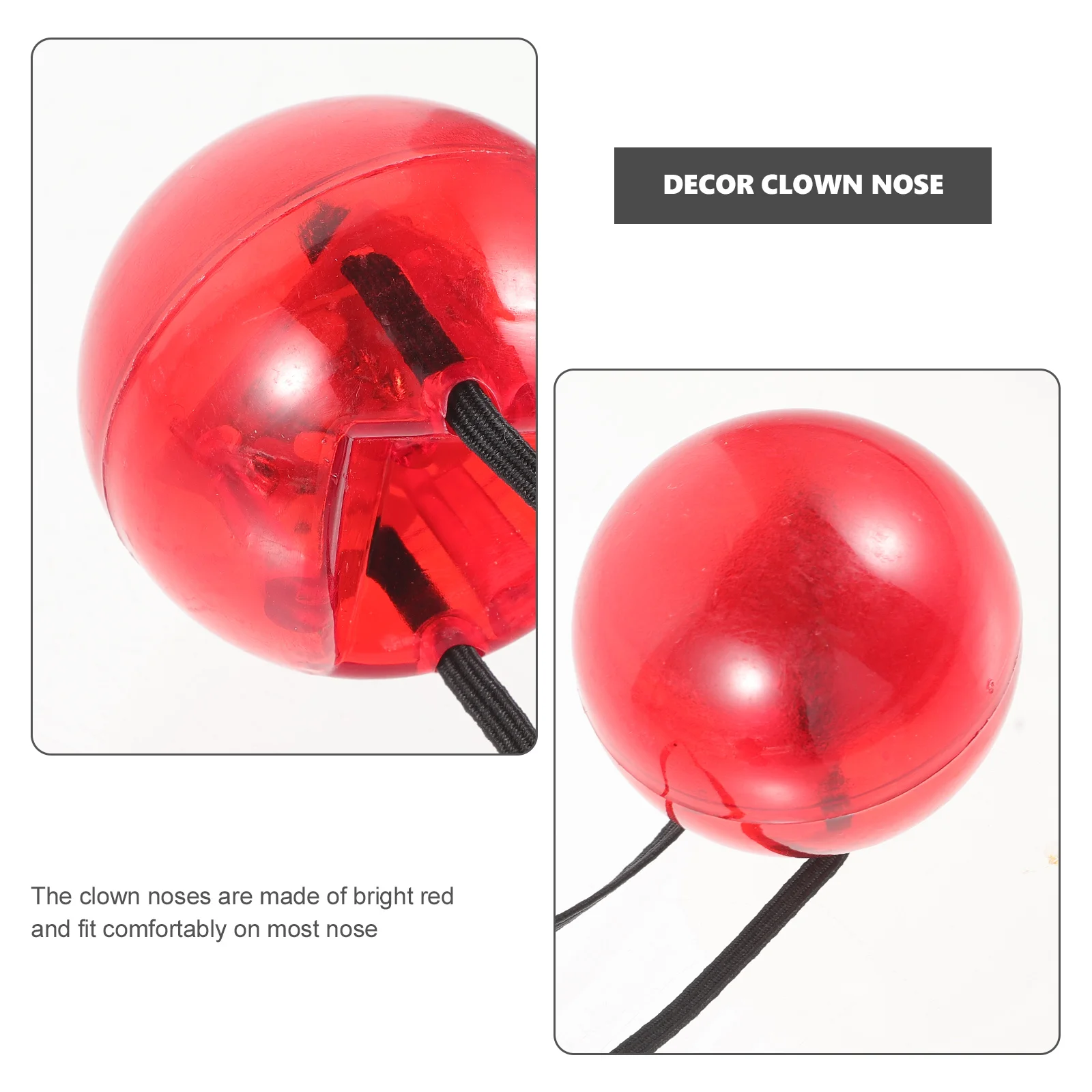 3-х шт. детская обивка с носом клоуна реквизит для выступлений феи красный