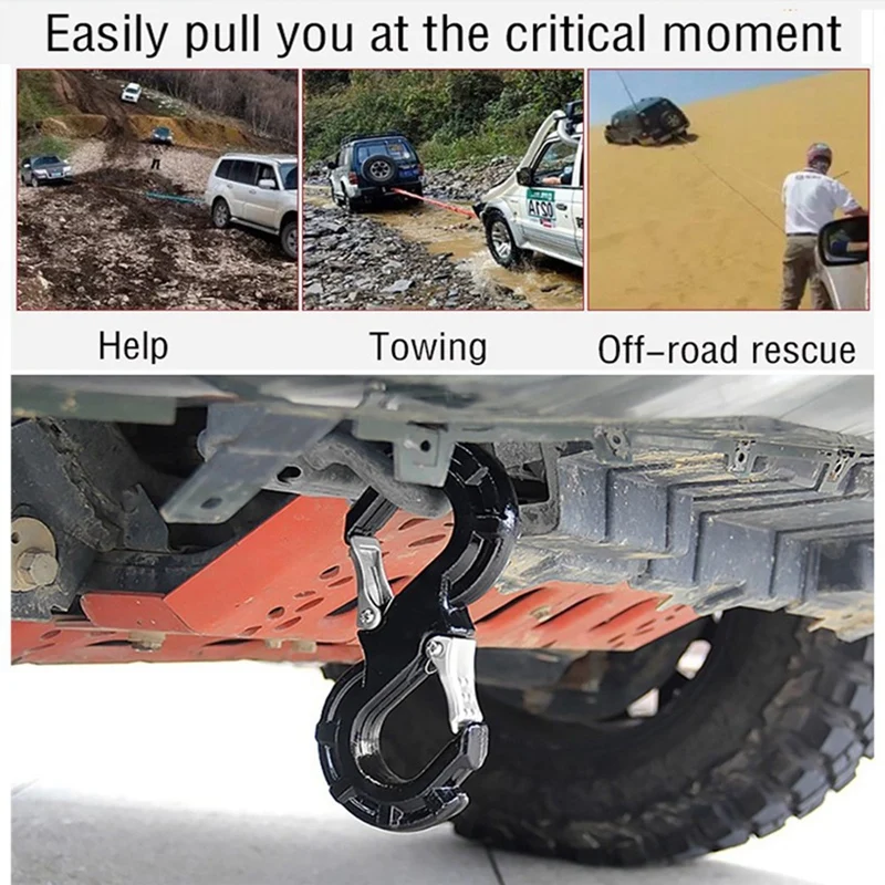 

S-образная быстрая спасательная Скоба прицеп лебедка крюк автомобиль JK внедорожник буксировочные комплекты восстановления 4x4 Автомобильна...