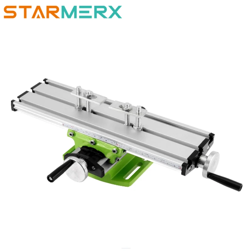 

Mini precision multifunction worktable Bench Vise Fixture drill milling machine X and Y-axis Adjustment Coordinate table Working