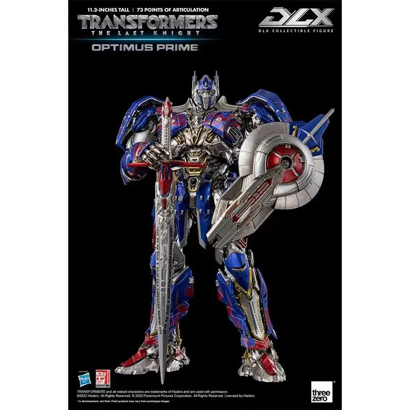 Оригинальные Трансформеры Threezero The Last Knight DlX Autobot Optimus Prime в наличии аниме Коллекционные фигурки модели игрушки