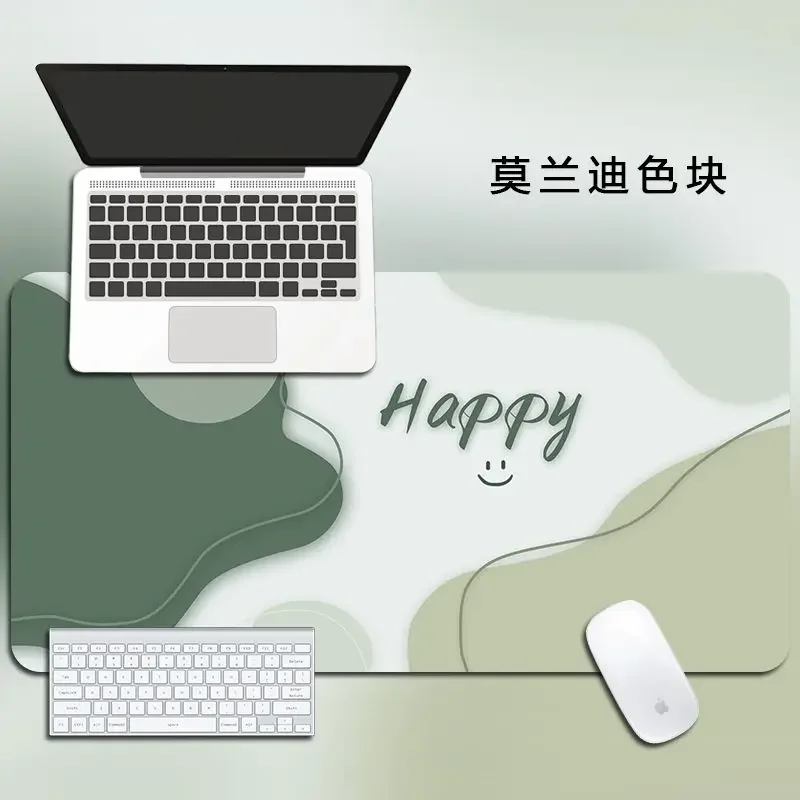 Новый большой цветной милый коврик для мыши Morandi большие кавайные коврики