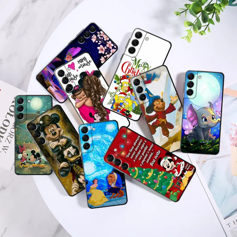 

For Samsung S23 Galaxy S10 S22 Ultra 5G S20 FE S10e S21 Plus S9 20 Ultra 10 Phone Case Silicon Disney Protection Coque