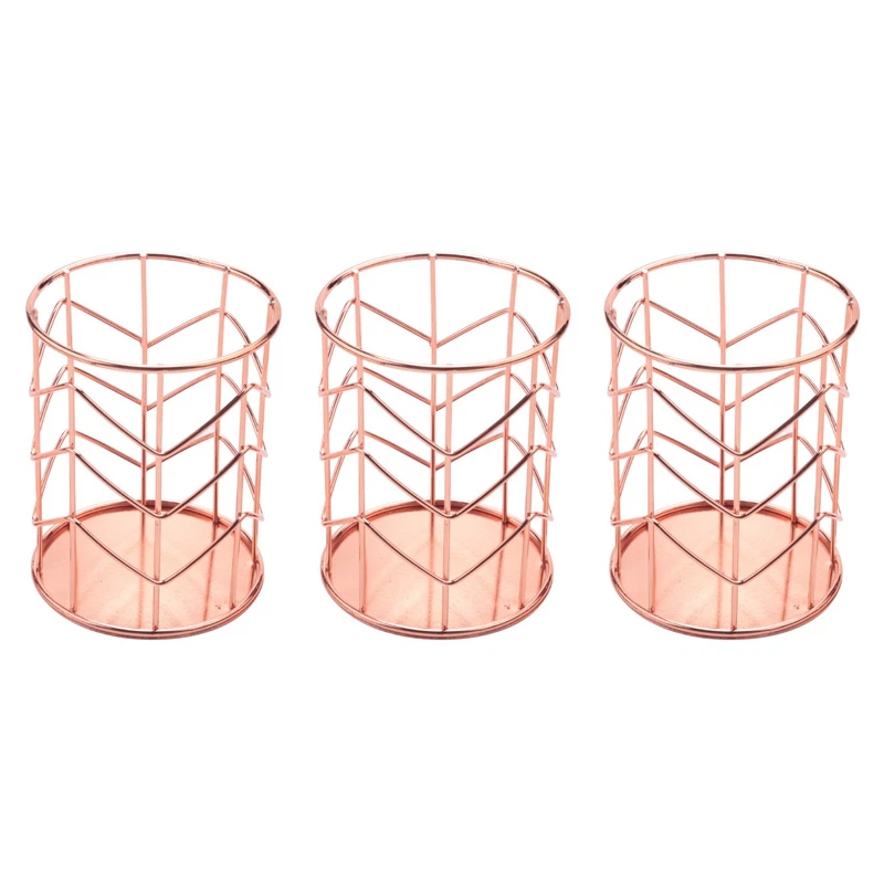 

Фотодержатель в наборе 3, металлический фотодержатель для спальни и офиса, настольный органайзер, чашка для кистей для макияжа