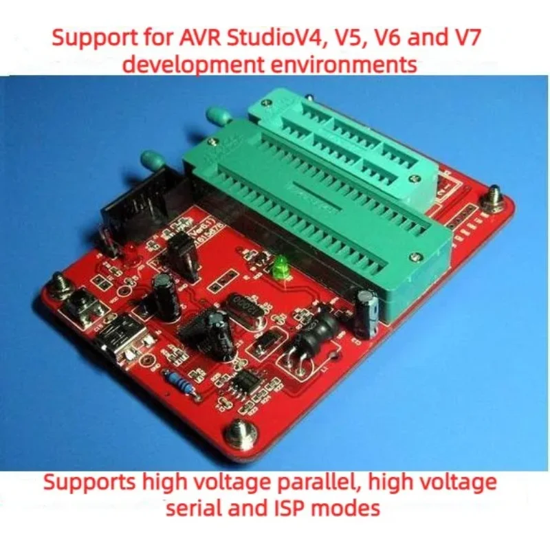 Фото Программатор высокого напряжения AVR, USB-последовательный порт, ISP STK500, параллельный четыре в одном №1