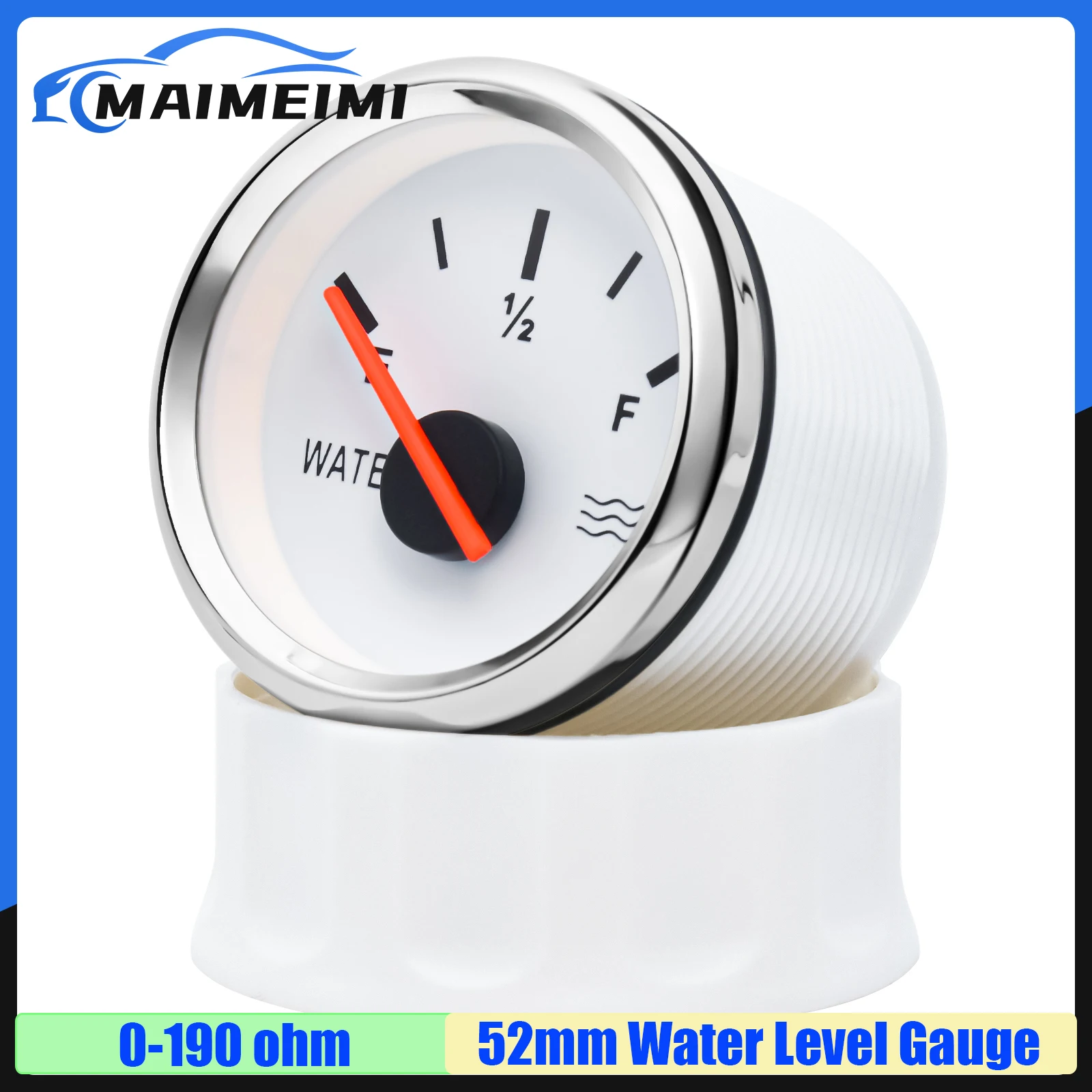 Индикатор уровня воды с красной подсветкой указатель 2 дюйма 52 мм 0-190 Ом для