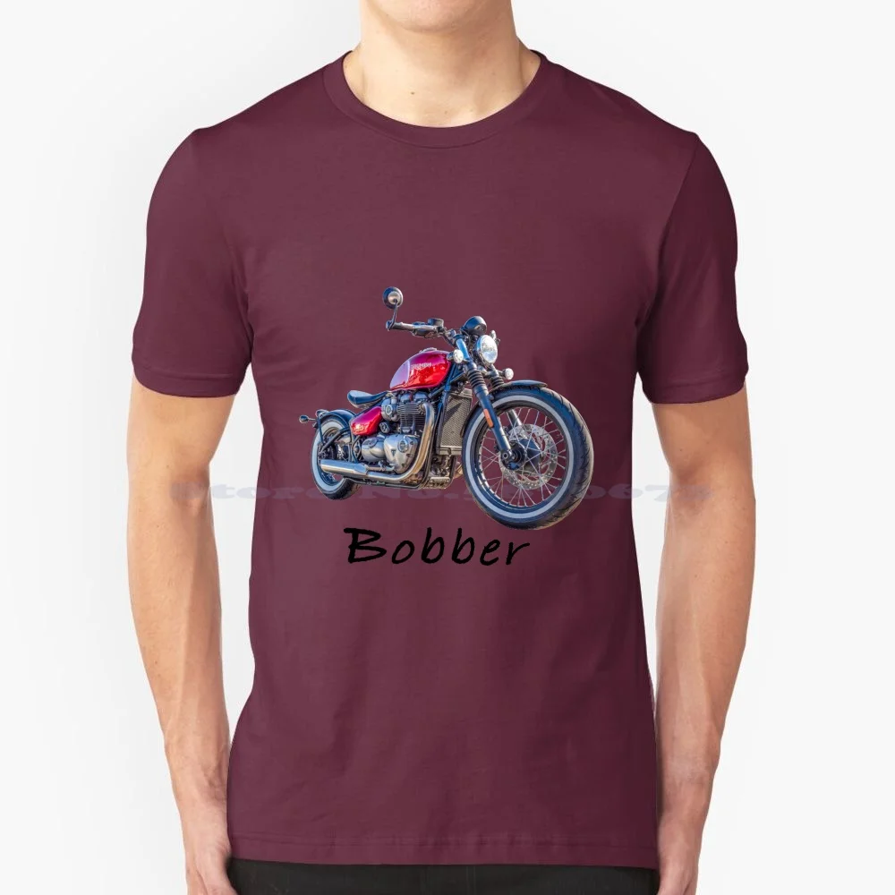 

Bobber T Shirt 100% Cotton Tee Bobber Motorcycle