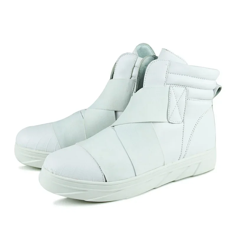 Мужские ботинки с вулканизированной подошвой пиратские кожаные сапоги в