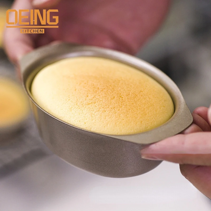 

Oval Nonstick Pans Carbon Steel Cake Mold Cheesecake Bread Loaf Pan Baking Mould Pie Tin Tray Bakeware Tool Accessories