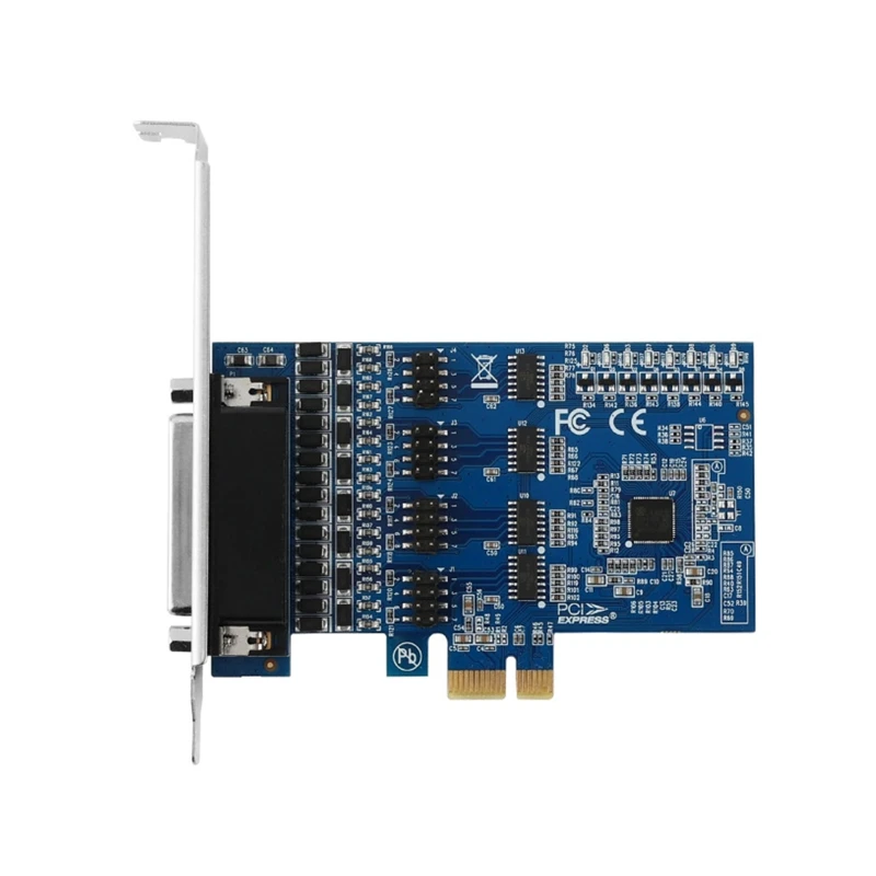 

PCIe to RS485 RS232 Serial Parallel Expansion Card RS232 RS485 Port Adapter Controller Card 9 Pin Converter