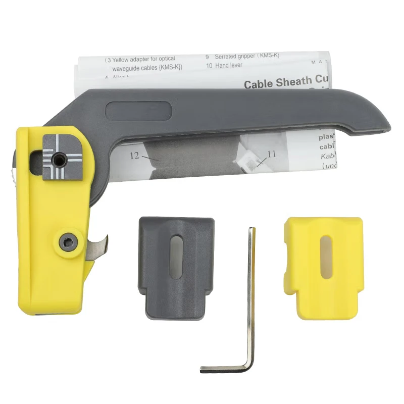 Burboro KMS-K Cable Jacket Slitter Optical Fiber Tool Longitudinal Stripper Fiber Optical Cable Sheath Opener Cutter