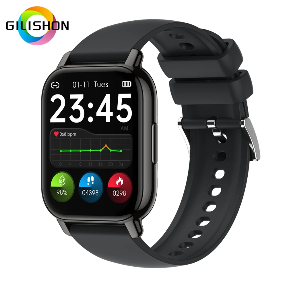 

Смарт-часы с Bluetooth для мужчин и женщин, спортивный фитнес-трекер с функцией ответа на звонки, HD экран, водозащита IP68, для IOS и Android