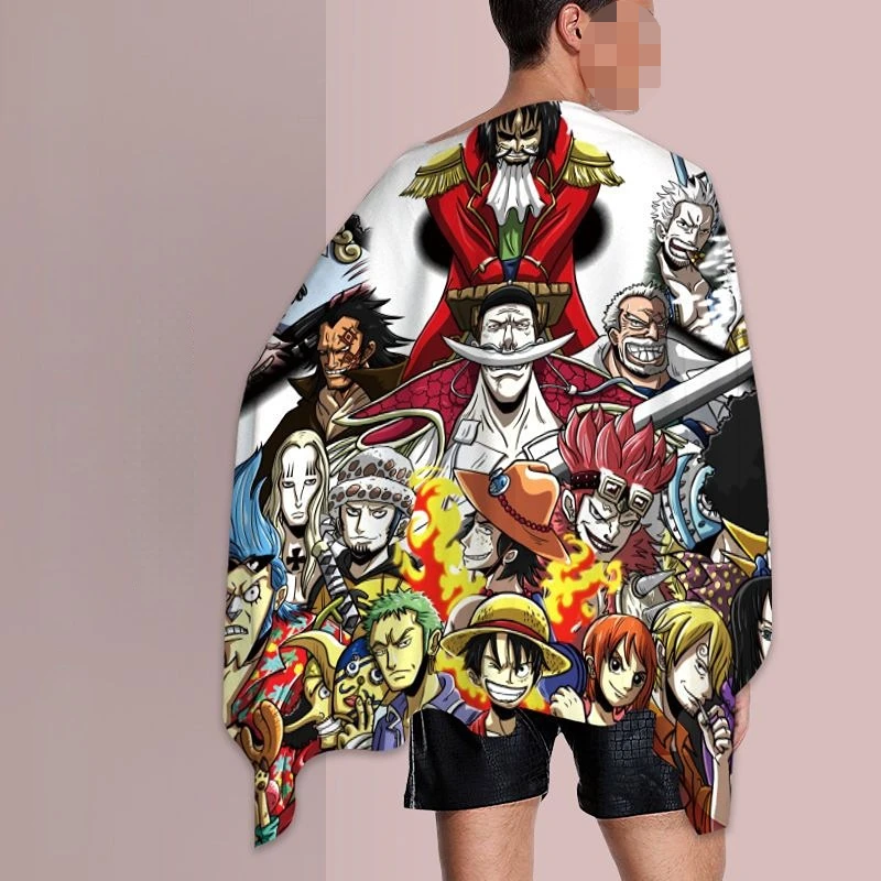 

Банное полотенце с мультяшным аниме, цельный комплект, Luffy Sea King, абсорбирующее банное полотенце, мужское пляжное полотенце для плавания и фи...