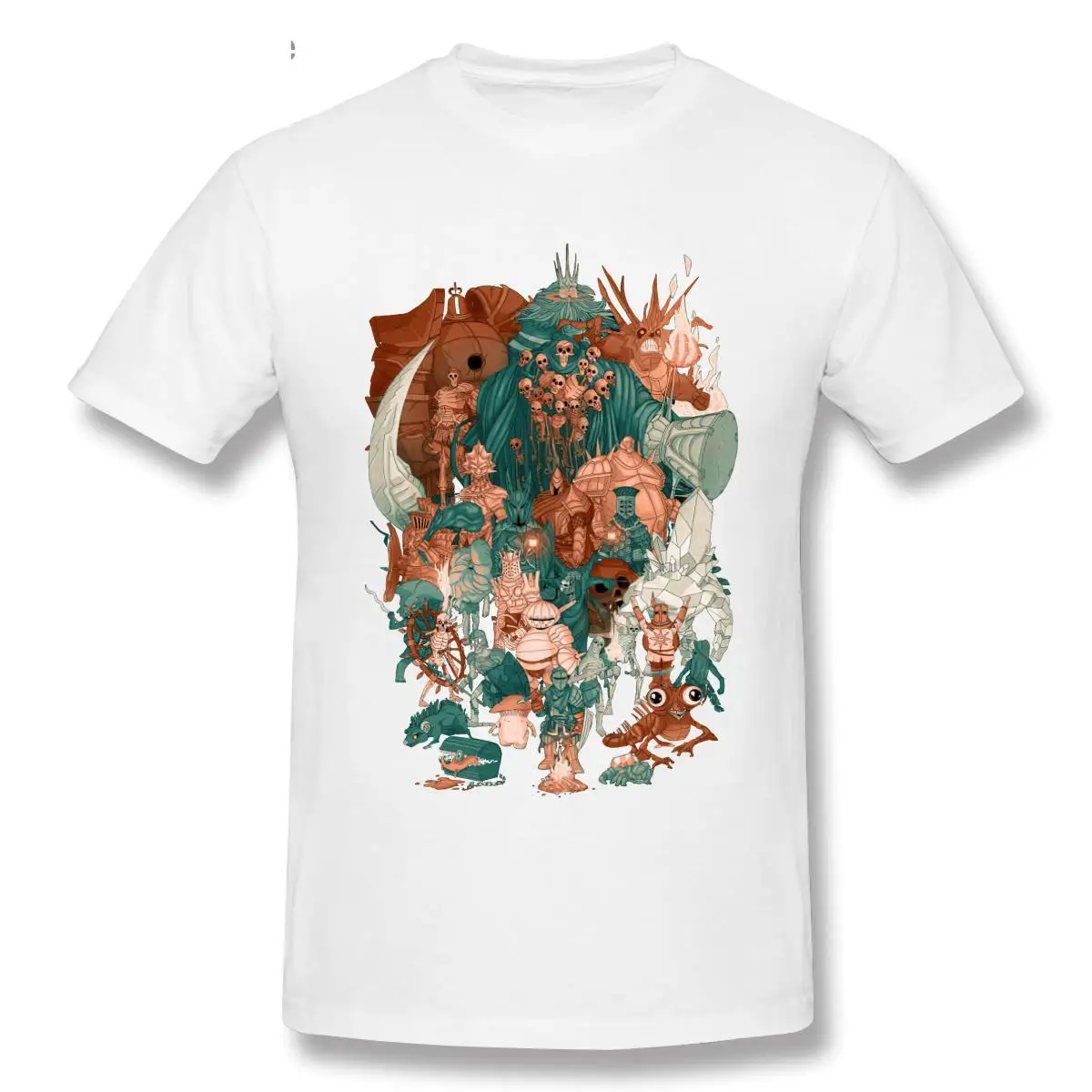 

Dark Souls Prepare To Die Funny Game T Shirt Arteries Praise The Sun Mens Tops T-Shirts Pure Cotton Autumn Clothes