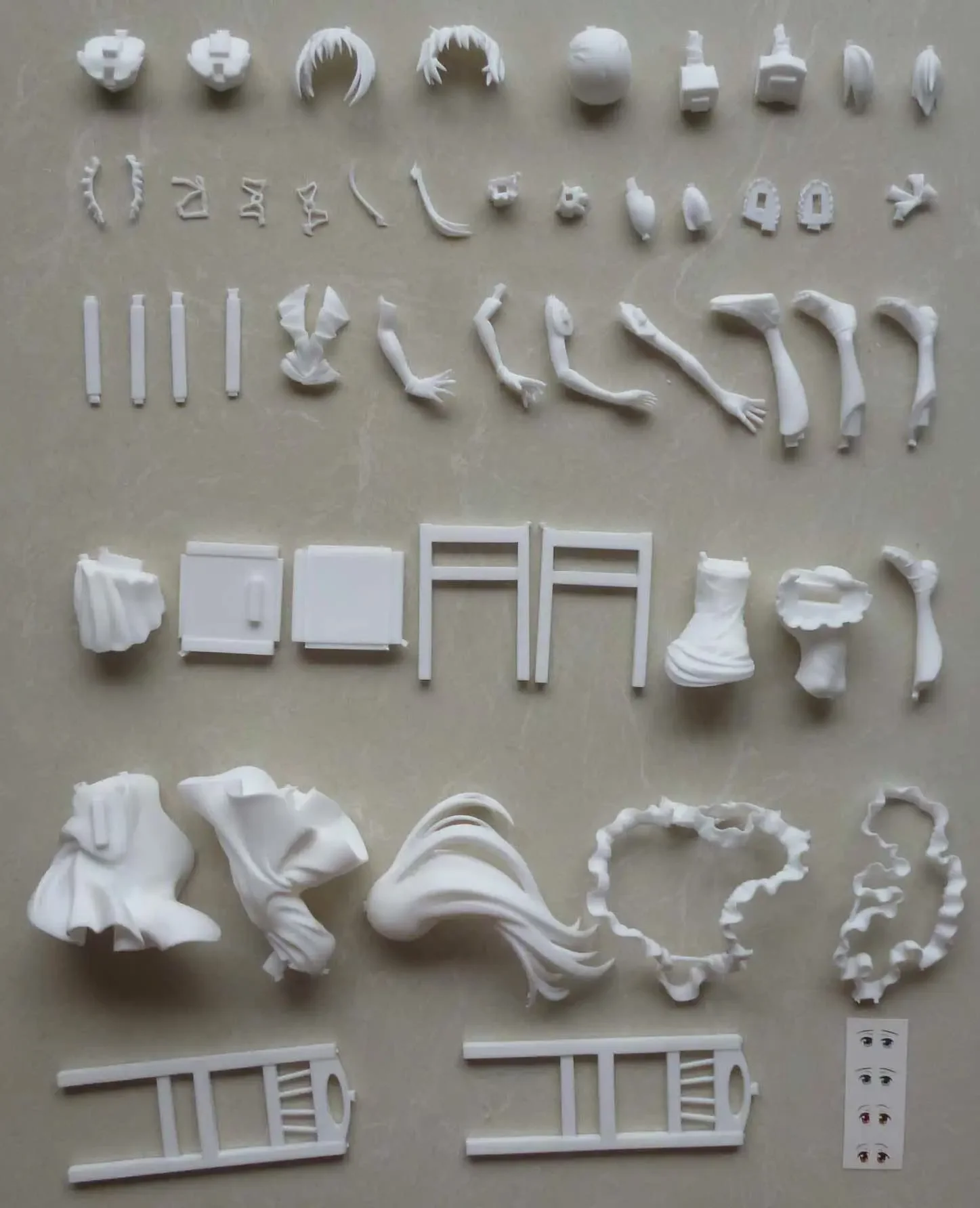 Фото 1/8 аниме Puella Magi Madoka Magica Kit kawaii Resin GK DIY Белая сборка GK Модель Статуя Игрушки куклы Коллекция Подарки №2