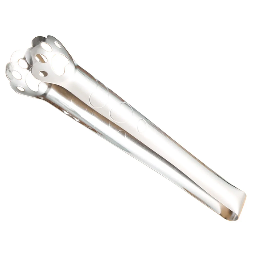 

Stainless Steel Ice Cubes Salad Bakery Bread Clip Household Tongs Baked Food Cooking Clips