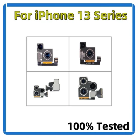 Задняя камера для iPhone 11 12 Pro Max Mini 14 15 plus 14 ProMax Основная линза Гибкий кабель Модуль задней камеры Замена деталей A+