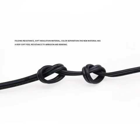 Электрический медный провод UL2468 2-контактный  белый, черный, красный