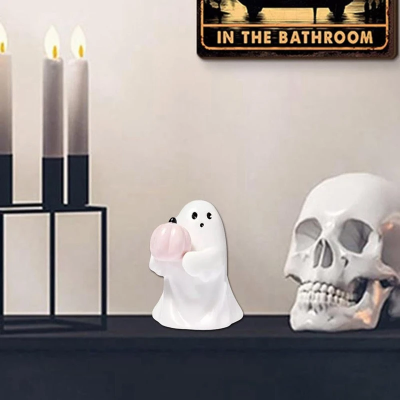 Маленькая статуя призрака ужаса статуэтка на Хэллоуин подставка для журнального