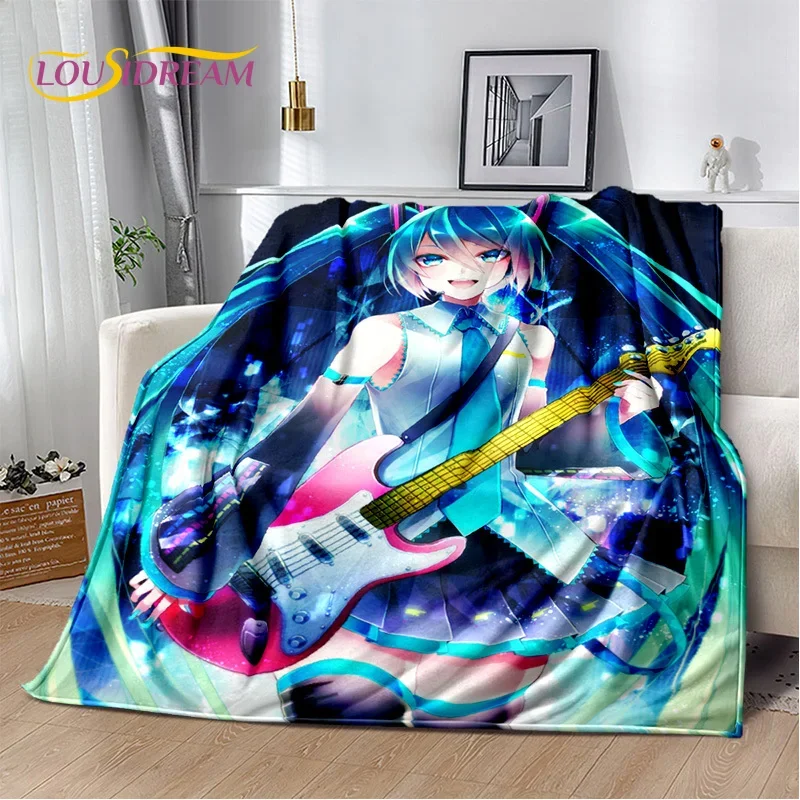 Фото 3D милое одеяло M-Mikuu с героями мультфильмов, мягкое одеяло для дома, спальни, кровати, дивана, пикника, офиса, подарок для детей №3