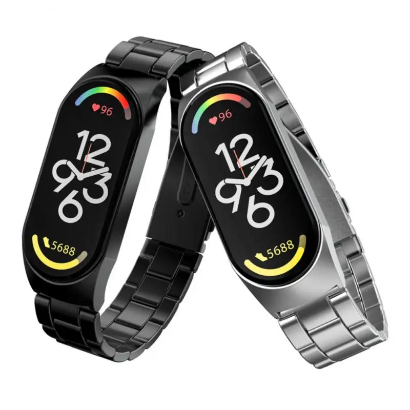 

Metal Stainless Steel Strap Breathable Watch Band Replaceable Wrist Band Bracelet