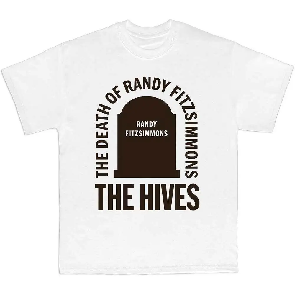 Белая футболка The Hives Randy Gravestone новая официальная