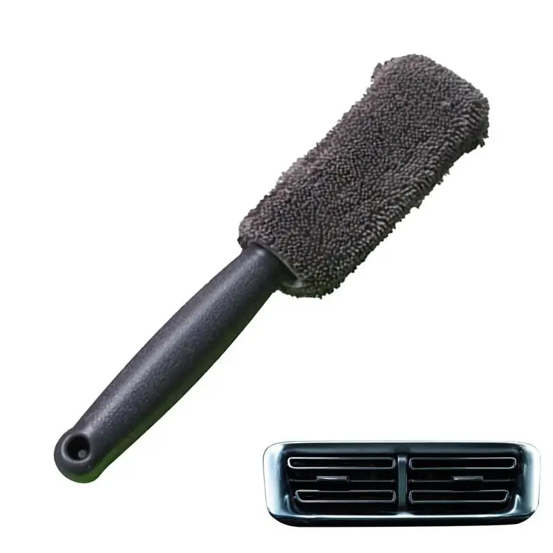 

Wheel Cleaner Brush Auto Tires Cleaner Brush Water Absorption Vehicles Cleaning Tool Dense Bristles Narrow Spaces Spokes Rims