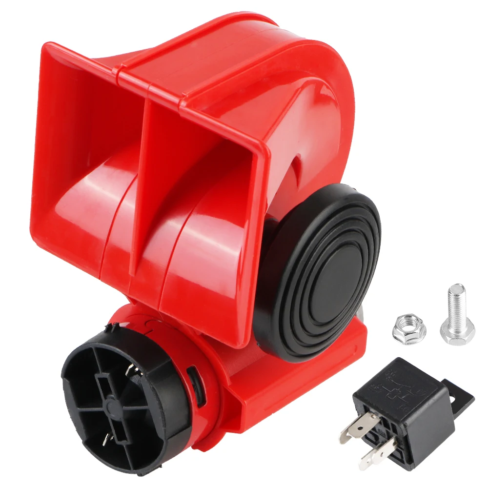 

Водонепроницаемый Пневматический Сигнал 12В С Реле, Сверхгромкий, Для Лодок, Грузовиков, Внедорожников, Судов, Автомобилей