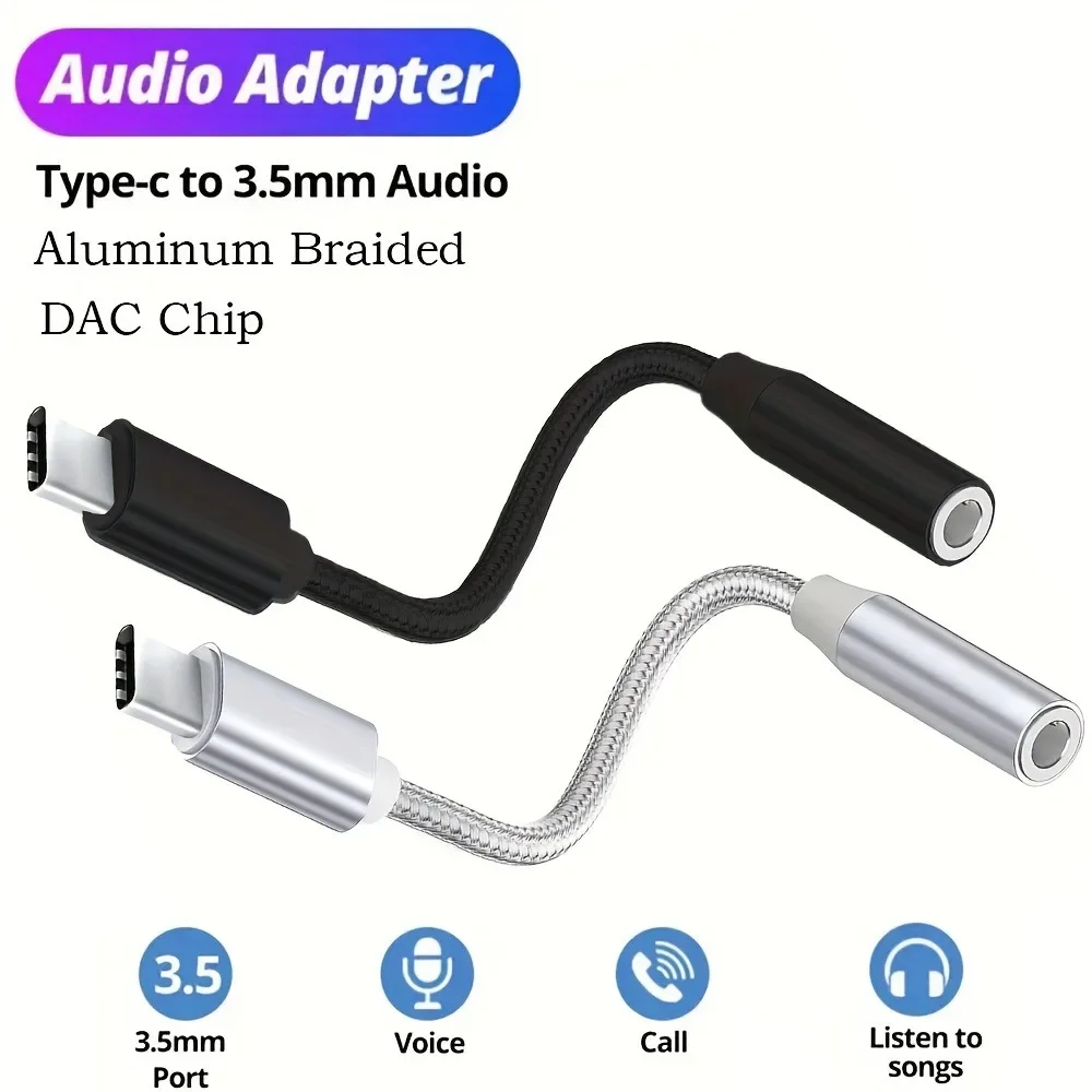 Фото Адаптер для наушников Typeec на 3,5 мм, адаптер для наушников, USB C к Aux аудиокабелю, совместимый с iPhone 16, 15/15 Plus №5