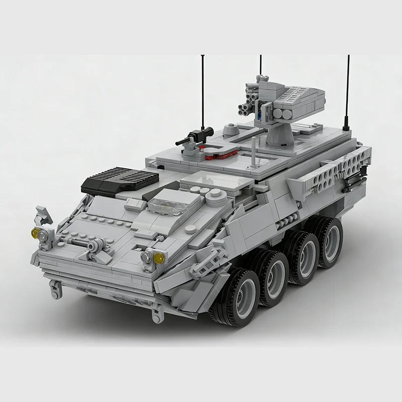 qwert M1134 Модель противотанковой машины MOC, конструктор, военная техника, модульные технологичные подарки, праздничные наборы для сборки, детские игрушки (art.: 3920d9aee3a73) - 3920d9aee3a73