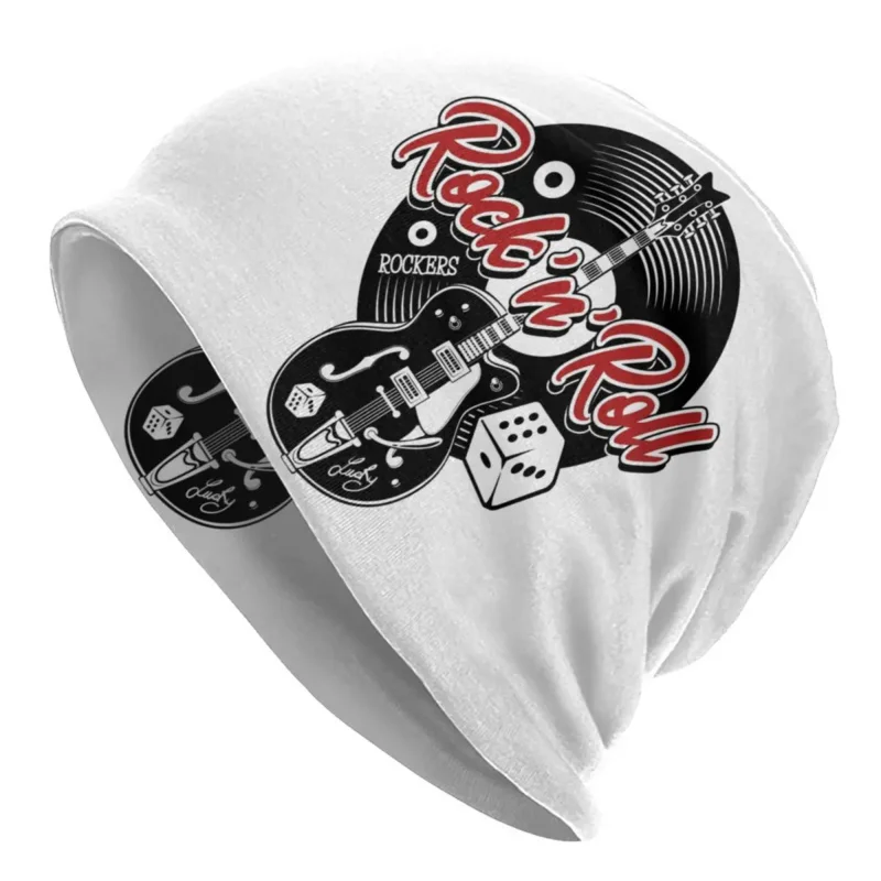 

Шапка-бини в стиле рокабилли музыкальный рок-ролл, красная, белая и стандартная