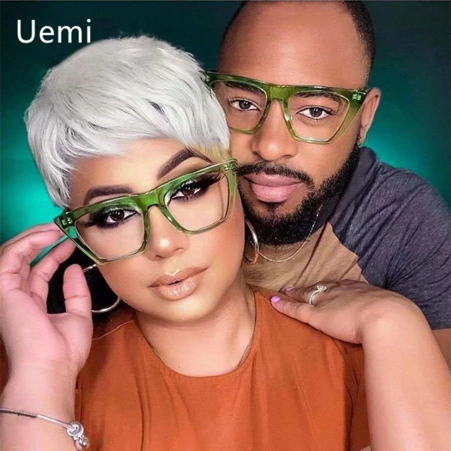 

New Fashion Cat Eye Anti Blue Light Glasses For Women Men TR90 Retro Clear Ladies Eyeglasses Computer Reading Luxury Designer