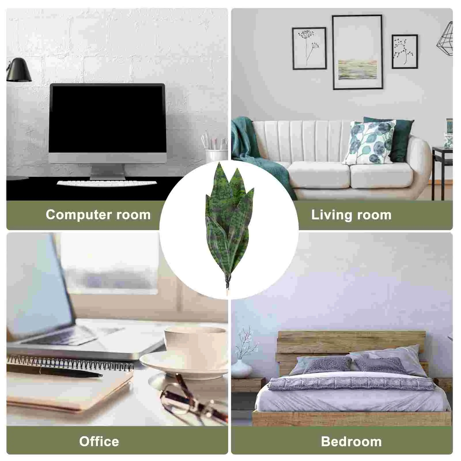 Искусственный тигр пиранья змеиное растение украшение для дома декор сделай сам