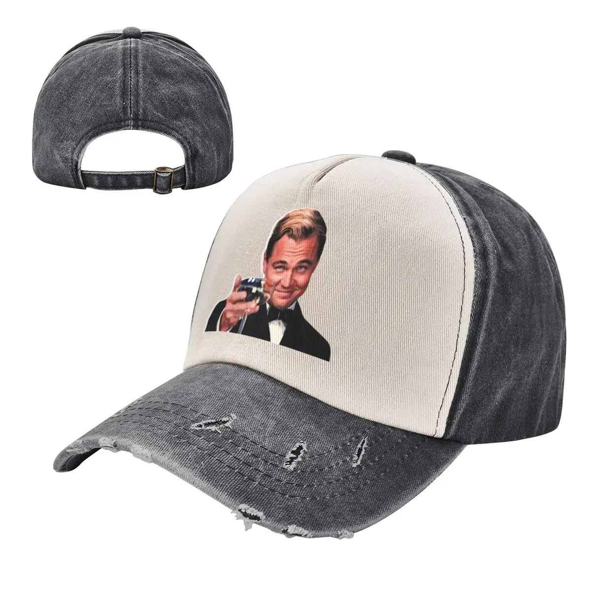 Леонардо Ди Каприо забавная бейсболка с мемми дропшиппинг модная пляжная шляпа