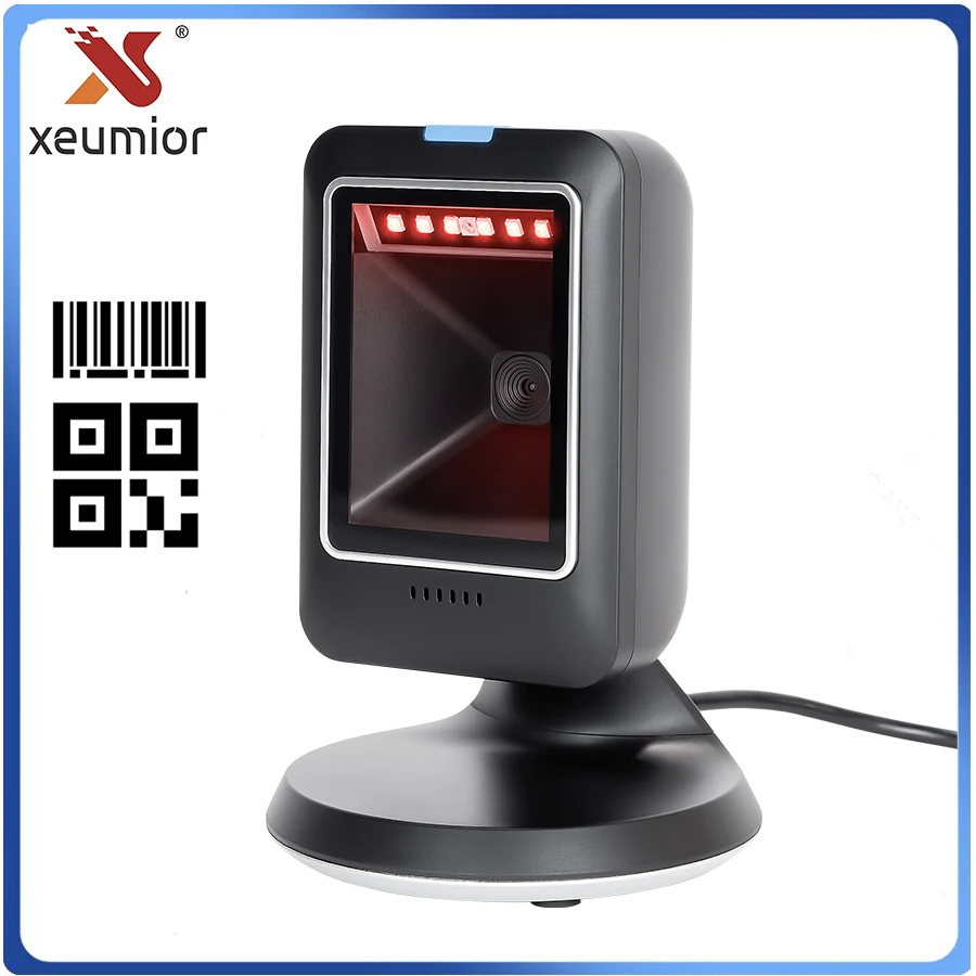 Сверхвысокопроизводительный ИК-датчик 2D QR-сканер Настольный считыватель
