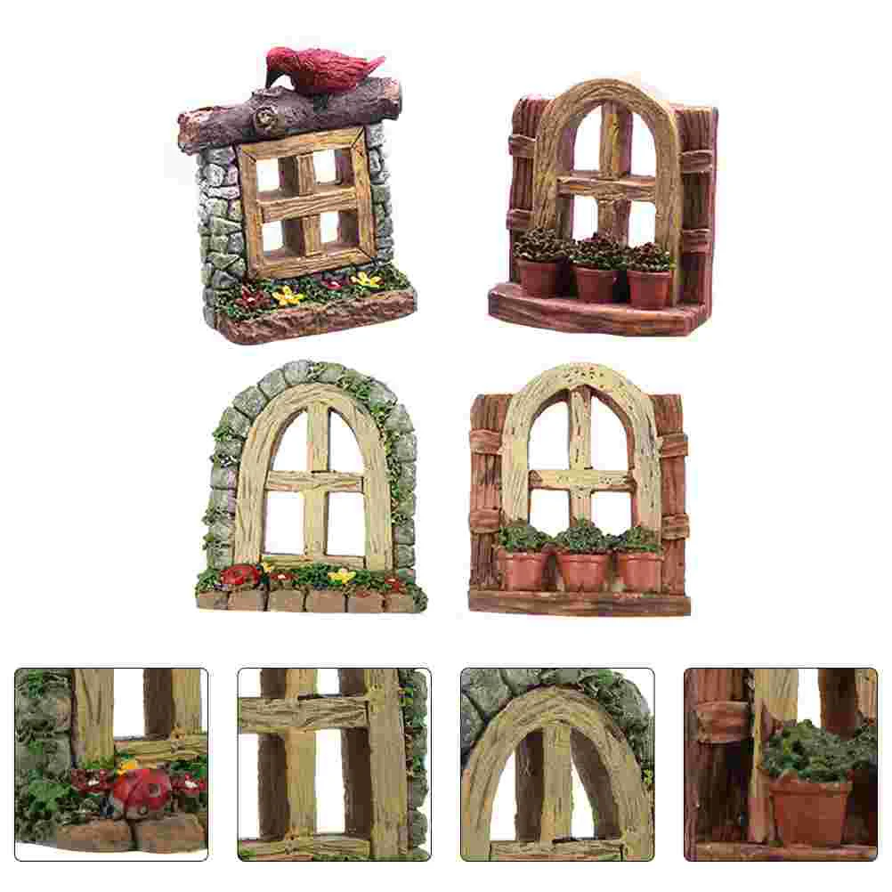 

Micro Landscape Ornament Decoration Resin Mini Craft DIY Landscaping Accessories Garden Miniature Pots Glass Sculpture