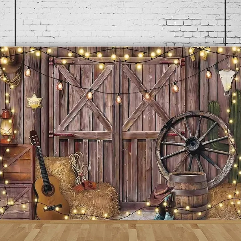 Фотофон виниловый &quotЗападный ковбойский фон&quot