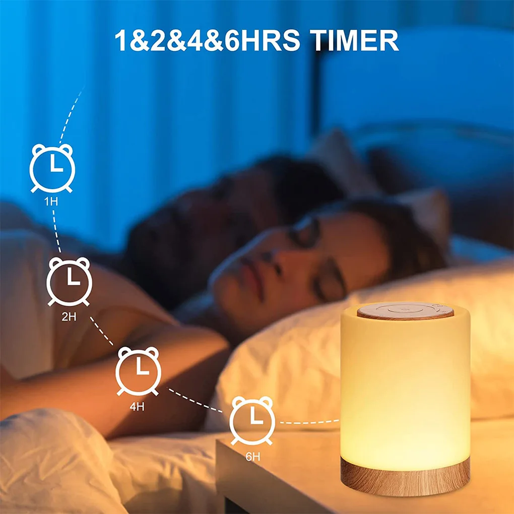 

Table Lamp Dimmable Rechargeable Night Light Lantern Touch Ornaments