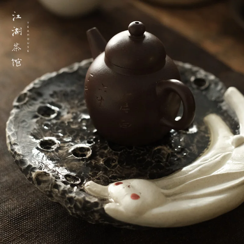 Сухая замачивающаяся платформа Moon Rabbit для хранения воды маленькая чайная