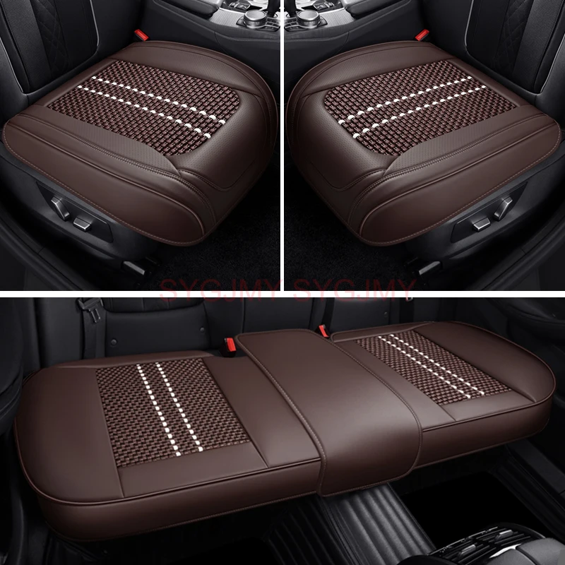 Универсальный Стильный чехол на сиденье автомобиля из ледяного шелка 3D подушка