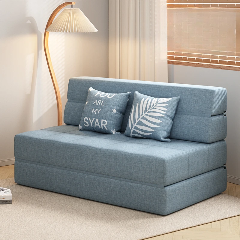 Большой удобный диван-кровать напольный диван семейная эстетика одноместный