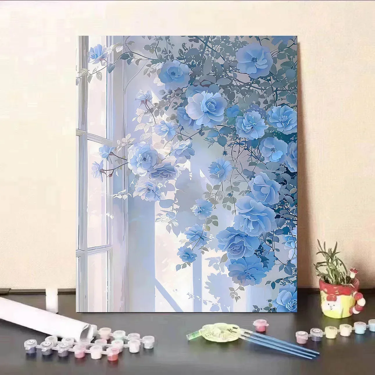 МОРЕ 7574085 Современная простая ручная роспись цифровая картина маслом раскраска