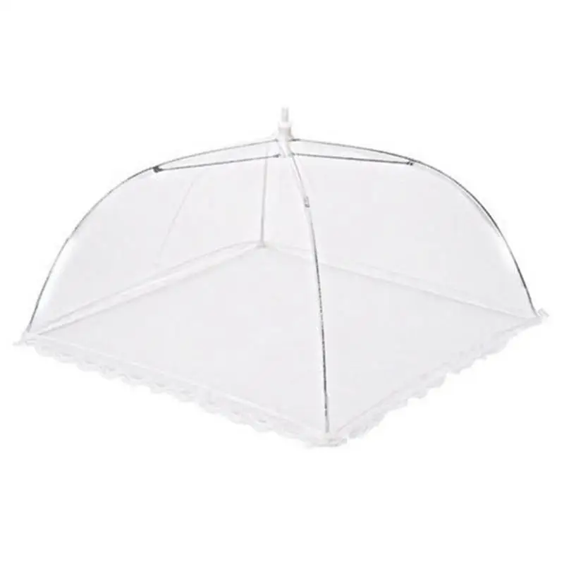 

Food Cover Tent Foldable Umbrella Dome Shape Tight Seal Mesh Material Cover Food Panels Picnic Food Cover Net For Outdoor Use