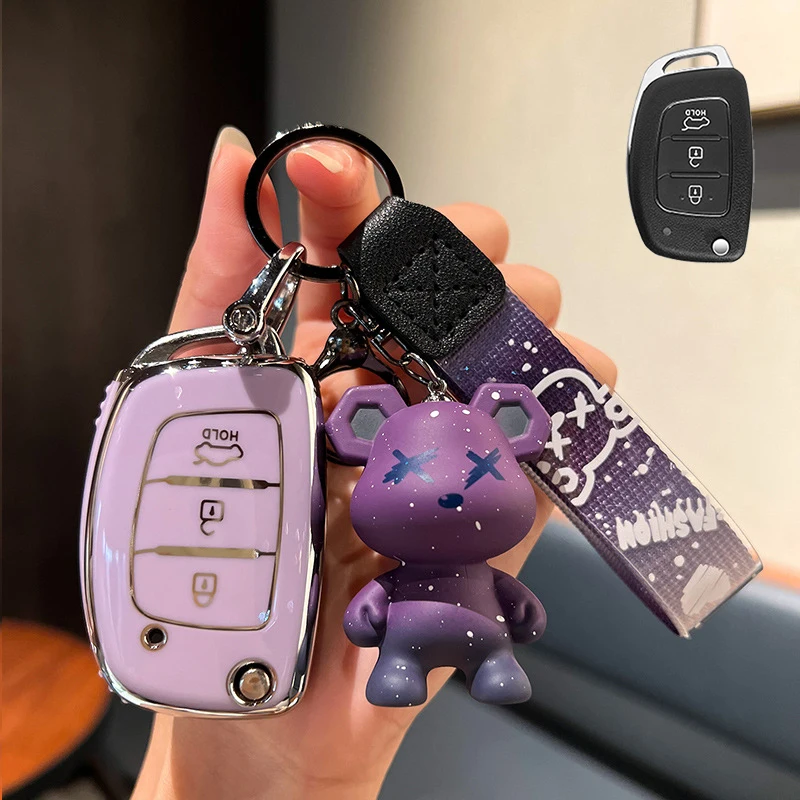 

TPU Car Remote Key Case Cover For Hyundai Solaris Creta Ix25 Kona Tucson Sonata FE I40 Elantra Ix35 I20 Ix45 HB20 Accent