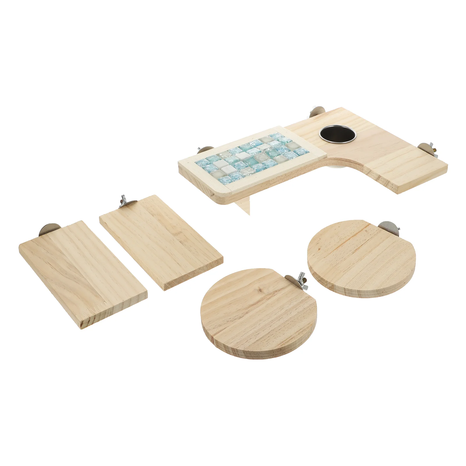 

Wood Platform Hamster Cage Board Rat Chinchilla Standingsquirrel Toy Toys Climb Animal Climbing Pedal Playground Gift
