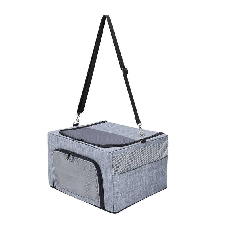 

Усилитель для собак, автомобильное сиденье с ремнем безопасности и водонепроницаемой подкладкой для мочи и верхней крышкой, портативная ск...