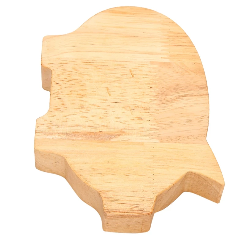 Свинья копилка креативная мультяшная сосновая прозрачное украшение ремесла